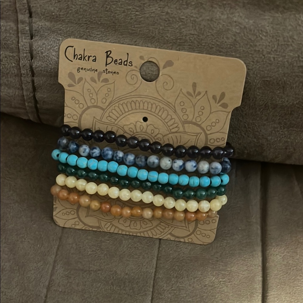 Chakra Beads Genuine Stone Bracelets